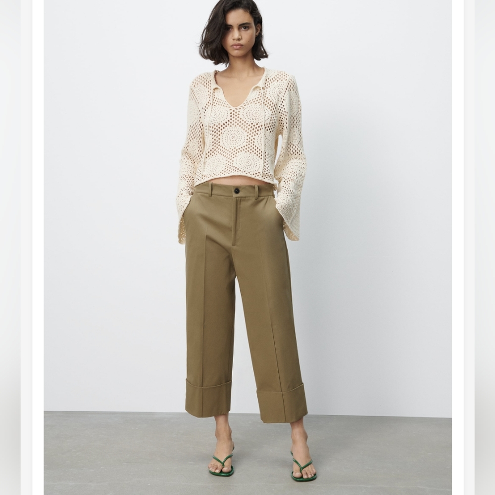 NWT Zara Straight Leg Pants